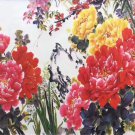 Hand painted oil painting on canvas"Peony"60x120CM(24"x48")Unframed-28 Hand painted oil painting on canvas"Peony"60x120CM(24"x48")Unframed-28