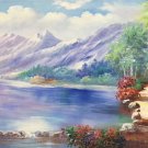 American style Hand painted oil painting on canvas"Creek"70x180CM(27.6"x70.9")Unframed-400