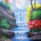 Hand painted oil painting on canvas"Creek"60x90CM(23.6"x35.4")Unframed-409 Hand painted oil painting on canvas"Creek"60x90CM(23.6"x35.4")Unframed-409