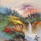 Hand painted oil painting on canvas"Creek"60x90CM(23.6"x35.4")Unframed-414 Hand painted oil painting on canvas"Creek"60x90CM(23.6"x35.4")Unframed-414