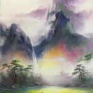 Hand painted oil painting on canvas"Creek"60x90CM(23.6"x35.4")Unframed-424