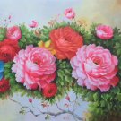 Hand painted oil painting on canvas"Peony"70x180CM(30"x72")Unframed-29