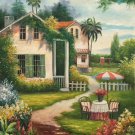 Hand painted oil painting on canvas"Image of the countryside"60x90CM(23.6"x35.4")Unframed-166