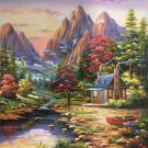 European style Hand-painted oil painting on canvas"mind home"50x60CM(19.7"x23.6")Unframed-14