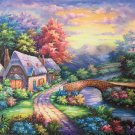 European style Hand-painted oil painting on canvas"mind home"50x60CM(19.7"x23.6")Unframed-19