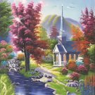 European style Hand-painted oil painting on canvas"mind home"50x60CM(19.7"x23.6")Unframed-22