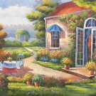 European style Hand-painted oil painting on canvas"mind home"50x60CM(19.7"x23.6")Unframed-29