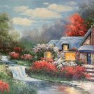 Hand painted oil painting on canvas"Image of the countryside"60x90CM(23.6"x35.4")Unframed-169 Hand painted oil painting on canvas"Image of the countryside"60x90CM(23.6"x35.4")Unframed-169