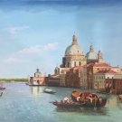 European style Hand painted oil painting on canvas"Venice"60x90CM(23.6"x35.4")Unframed-32