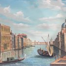 European style Hand painted oil painting on canvas"Venice"60x90CM(23.6"x35.4")Unframed-33