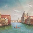 European style Hand painted oil painting on canvas"Venice"60x90CM(23.6"x35.4")Unframed-34