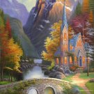 Hand painted oil painting on canvas"Creek"60x120CM(23.6"x47.2")Unframed-457 Hand painted oil painting on canvas"Creek"60x120CM(23.6"x47.2")Unframed-457