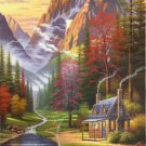 Hand painted oil painting on canvas"Creek"60x120CM(23.6"x47.2")Unframed-458 Hand painted oil painting on canvas"Creek"60x120CM(23.6"x47.2")Unframed-458