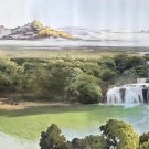 American style Hand painted oil painting on canvas"Creek"70x180CM(27.6"x70.9")Unframed-480