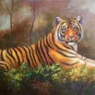 Simple modern Hand painted oil painting on canvas"tiger"60x90CM(23.6"x35.4")Unframed-20