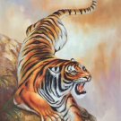 Simple modern Hand painted oil painting on canvas"tiger"60x90CM(23.6"x35.4")Unframed-22