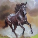 Simple modern Hand painted oil painting on canvas"Akhal-teke horses"60x90CM(23.6"x35.4")Unframed-51 Simple modern Hand painted oil painting on canvas"Akhal-teke horses"60x90CM(23.6"x35.4")Unframed-51