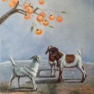 Simple modern Hand painted oil painting on canvas"Sheep"60x90CM(24"x36")Unframed-20
