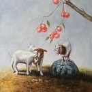 Simple modern Hand painted oil painting on canvas"Sheep"60x90CM(24"x36")Unframed-21 Simple modern Hand painted oil painting on canvas"Sheep"60x90CM(24"x36")Unframed-21