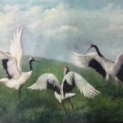 Chinese style Hand painted oil painting on canvas"Red-crowned crane"60x90CM(24"x36")Unframed-06