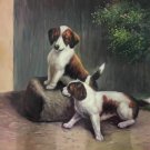 Simple modern Hand-painted oil painting on canvas"Cute dog"60x90CM(23.6"x35.4")Unframe-14 Simple modern Hand-painted oil painting on canvas"Cute dog"60x90CM(23.6"x35.4")Unframe-14