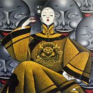 Hand painted oil painting on canvas"Smoking woman"80x80CM(33"x33")Unframed-48