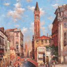 European styleHand painted oil painting on canvas"Venice"80x160CM(33"x63")Unframed-42