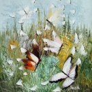 Hand painted oil painting on canvas"Butterfly"50x60CM(19.7"x23.6")Unframed-92 Hand painted oil painting on canvas"Butterfly"50x60CM(19.7"x23.6")Unframed-92