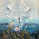 Hand painted oil painting on canvas"Butterfly"50x60CM(19.7"x23.6")Unframed-96
