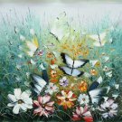 Hand painted oil painting on canvas"Butterfly"50x60CM(19.7"x23.6")Unframed-98