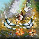 Hand painted oil painting on canvas"Butterfly"50x60CM(19.7"x23.6")Unframed-99