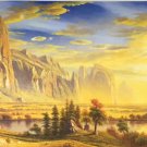 Hand painted oil painting on canvas"Creek"80x200CM(33"x79")Unframed-553