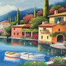 Hand painted oil painting on canvas"Sea view Villa"60x120CM(23.6"x47.2")Unframed-97 Hand painted oil painting on canvas"Sea view Villa"60x120CM(23.6"x47.2")Unframed-97