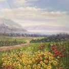 Hand painted oil painting on canvas"Creek"60x120CM(23.6"x47.2")Unframed-555
