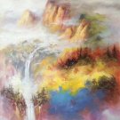 Hand painted oil painting on canvas"Creek"70x100CM(30"x40")Unframed-563