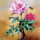 Hand painted oil painting on canvas"Peony"70x120CM(30"x48")Unframed-34