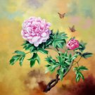 Hand painted oil painting on canvas"Peony"80x80CM(33"x33")Unframed-35