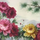 Hand painted oil painting on canvas"Peony"60x120CM(24"x48")Unframed-36