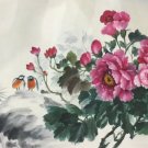 Hand painted oil painting on canvas"Peony"60x120CM(24"x48")Unframed-39