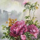Hand painted oil painting on canvas"Peony"60x120CM(24"x48")Unframed-41