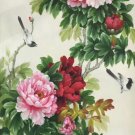 Hand painted oil painting on canvas"Peony"60x120CM(24"x48")Unframed-42