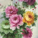 Hand painted oil painting on canvas"Peony"60x120CM(24"x48")Unframed-43