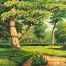 American style Hand painted oil painting on canvas"Creek"70x180CM(27.6"x70.9")Unframed-582