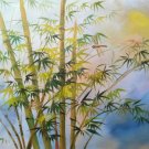 Hand painted oil painting on canvas"Bamboo"50x60CM(19.7"x23.6")Unframed-106