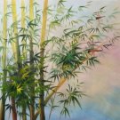 Hand painted oil painting on canvas"Bamboo"50x60CM(19.7"x23.6")Unframed-109