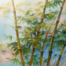 Hand painted oil painting on canvas"Bamboo"50x60CM(19.7"x23.6")Unframed-111