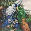Hand painted oil painting on canvas"Gorgeous peacock"75x100CM(30"x40")Unframed-90