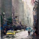 Hand painted oil painting on canvas"metropolis"50x60CM(19.7"x23.6")Unframed-117
