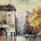 Hand painted oil painting on canvas"metropolis"50x60CM(19.7"x23.6")Unframed-119