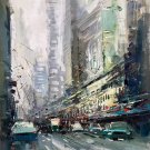 Hand painted oil painting on canvas"metropolis"50x60CM(19.7"x23.6")Unframed-123